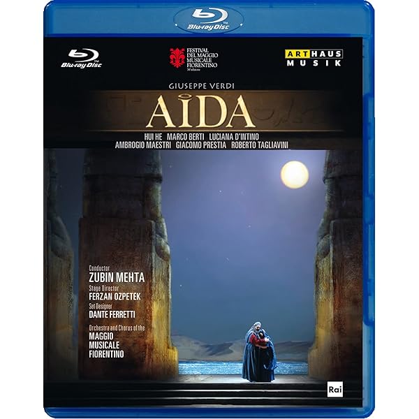 Amazon.com: Verdi: Aida [Blu-ray] : Violeta Urmana, Roberto